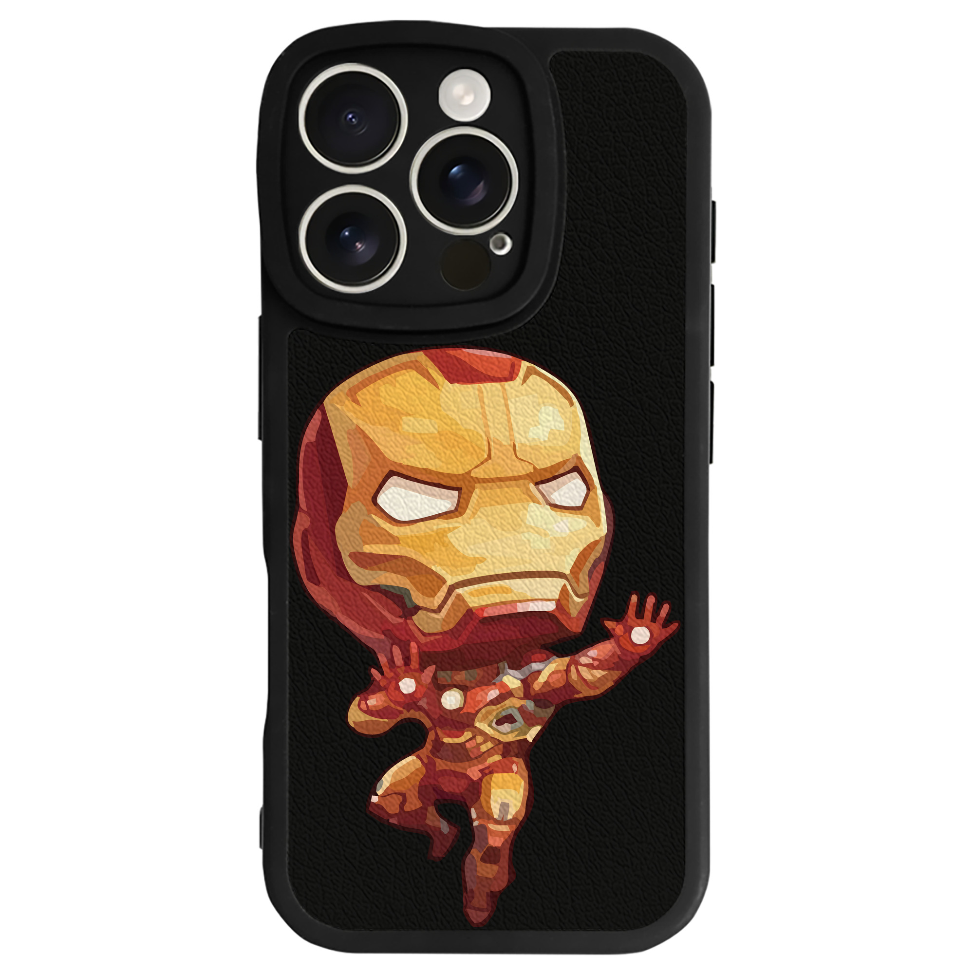 （画像用） アベンジャーズ The Avengers 【iPhone 16シリーズ対応】シリコンスマホケース（レザー調） 材質：シリコン